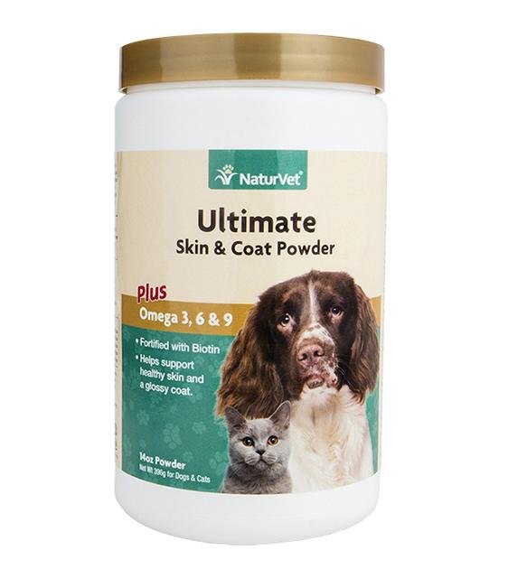 NaturVet Ultimate Skin & Coat Powder Cat & Dog Supplement