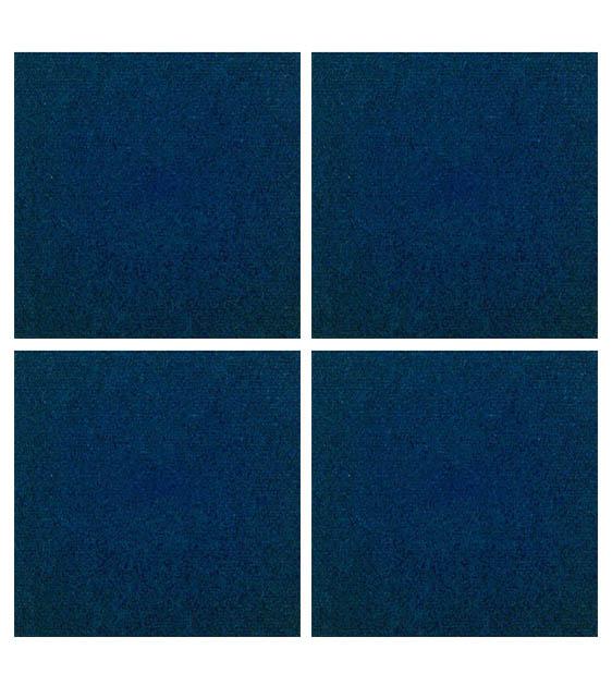 Triluc 12 x 12 Place and Stick Carpet Tile Square (Navy Blue)