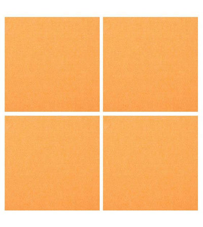 Triluc 12 x 12 Place and Stick Carpet Tile Square (Orange)