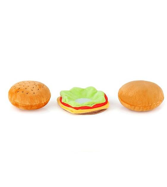 P.L.A.Y. Eco-Friendly American Classics Burger Dog Toy