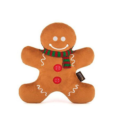 10% OFF: P.L.A.Y. Eco-Friendly Holiday Classics Gingerbread Man Dog Toy