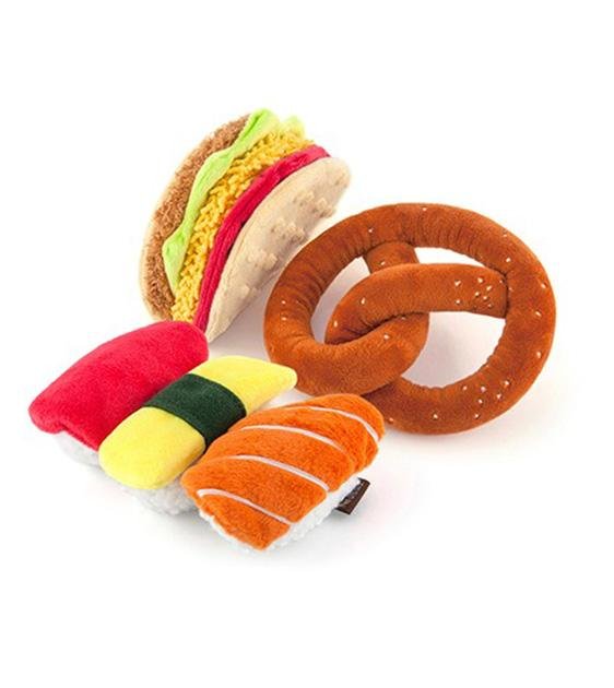 P.L.A.Y. Eco-Friendly International Classics Pretzel Dog Toy