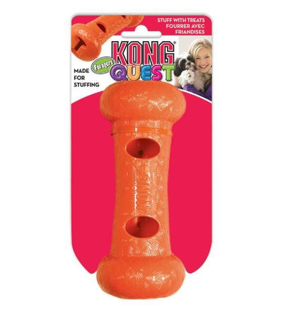 KONG Quest Foragers Dumbbell (Orange) Dog Toy