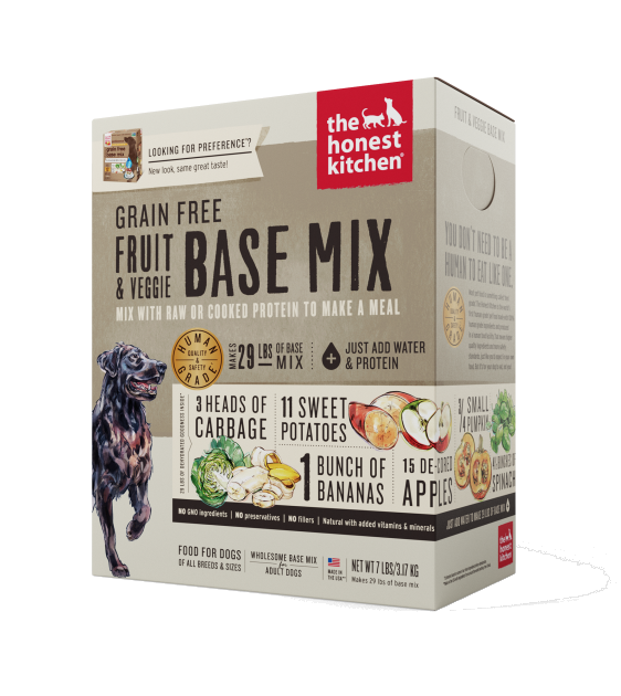 The Honest Kitchen Grain Free Preference Fruit Veggie Base Mix