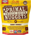 Primal Freeze Dried Nuggets Rabbit Formula Dog Food
