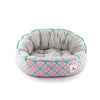 Ohpopdog Peranakan Inspired Bibik Pink 14 Reversible Dog Bed