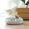 Ohpopdog Peranakan Inspired Bibik Pink 14 Reversible Dog Bed - small dog