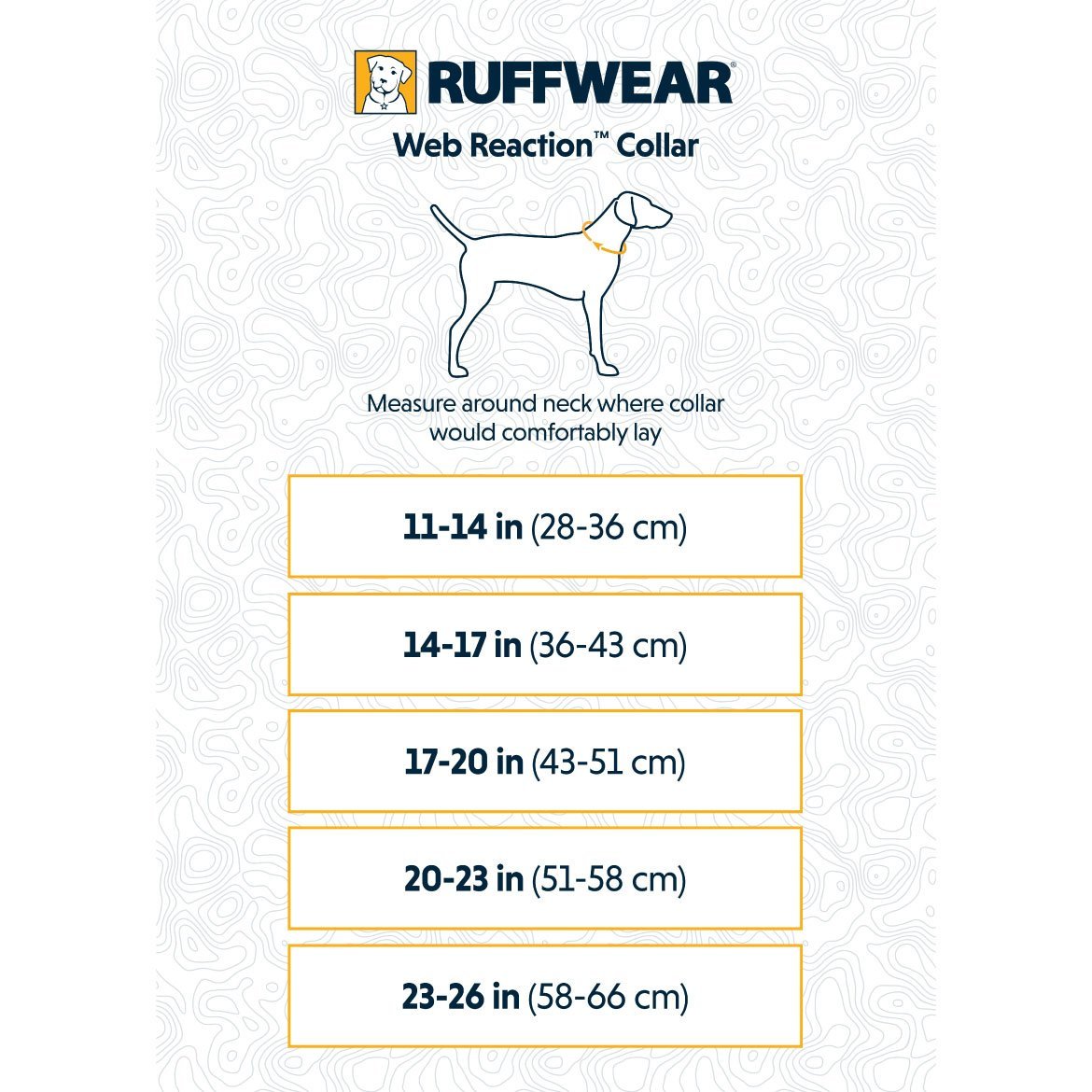 Ruffwear Web Reaction Reflective Buckled Martingale Dog Collar