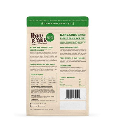 Raw Rawr's Freeze Dried Kangaroo & Beef Balanced Diet Dog Food