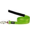 Red Dingo Classic Dog Lead (Lime Green)