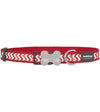 Red Dingo Ziggy Reflective Dog Collar (Red)