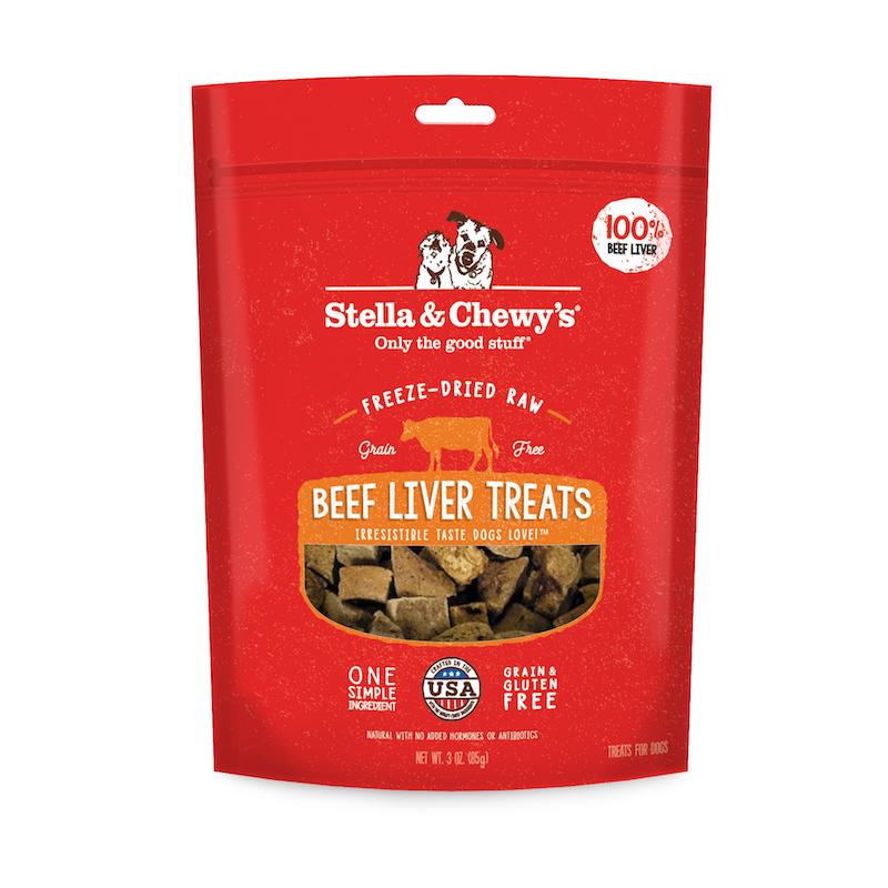 Stella Chewy's Freeze Dried Single Ingredient Beef Liver Dog