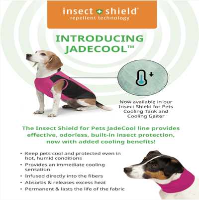 Insect Shield Flea & Tick Cooling Tank For Cats & Dogs (Teal)