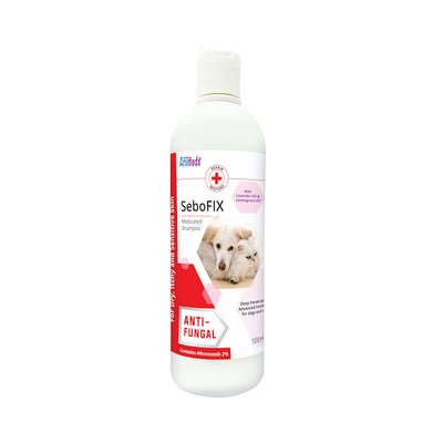 Animedx SeboFIX Medicated Dog Shampoo 500ml Front