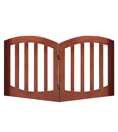 Simply Shield Luxury New Zealand Pine Wood 2 Panel Dog Gate