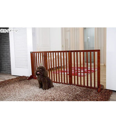 Simply Shield Supreme New Zealand Pine Wood Extendable Dog Gate