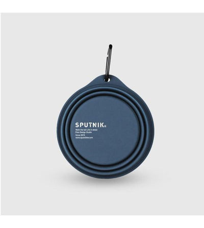 Sputnik Collapsible (Blue) Travel Dog Bowl