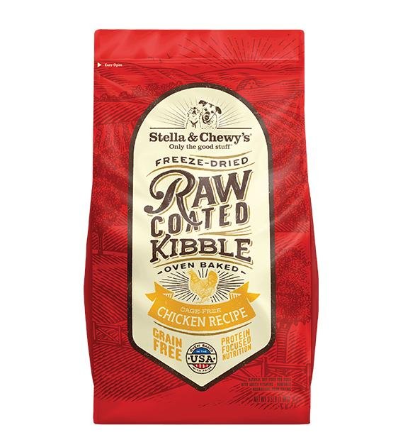 15% OFF + FREE WIPES: Stella & Chewy’s Grain Free Raw Coated Kibbles (Chicken) Dry Dog Food