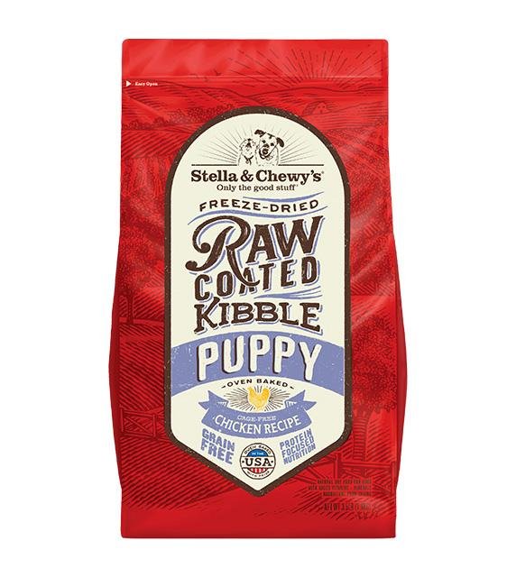 Stella Chewy s Freeze Dried Raw Coated Kibbles Puppy Chicken