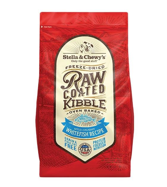 Stella & Chewy’s Grain Free Raw Coated Kibbles (Whitefish) Dry Dog Food