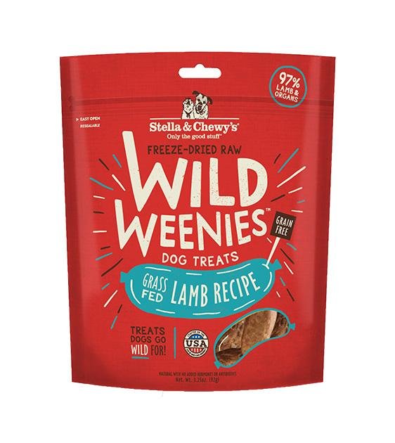 Stella & Chewy’s Wild Weenies (Lamb) Freeze Dried Dog Treats
