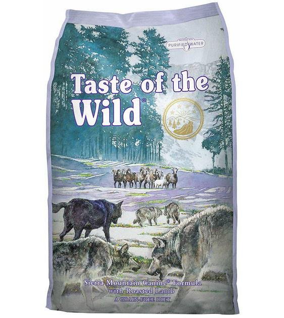 50% OFF + FREE CHEWS: Taste Of The Wild Sierra Mountain (Roasted Lamb) Dry Dog Food