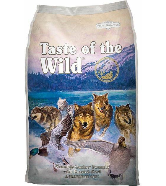 50% OFF + FREE CHEWS: Taste Of The Wild Wetlands (Roasted Fowl) Dry Dog Food