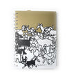 The Animal Project Notebook (Dogs In Gold By Jun-Yi)