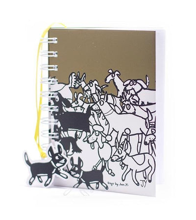 The Animal Project Notebook (Dogs In Gold By Jun-Yi)