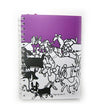 The Animal Project Notebook (Dogs In Plum By Jun-Yi)