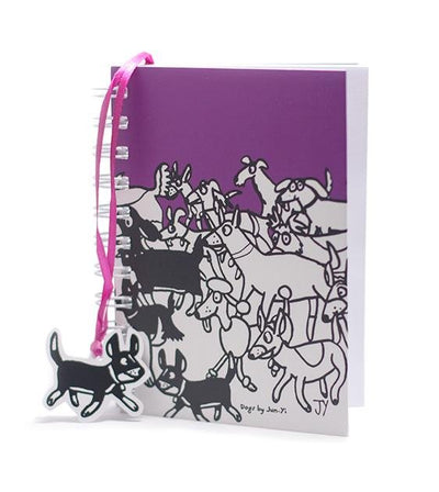 The Animal Project Notebook (Dogs In Plum By Jun-Yi)