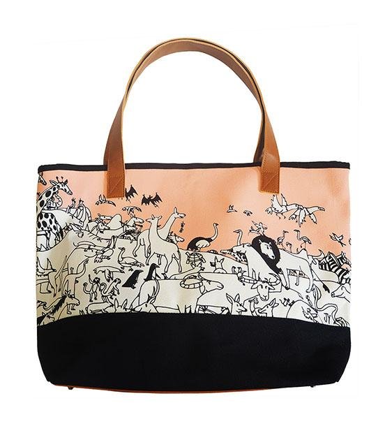 The Animal Project Resort Totes (Animals In Pink By Jun-Yi)