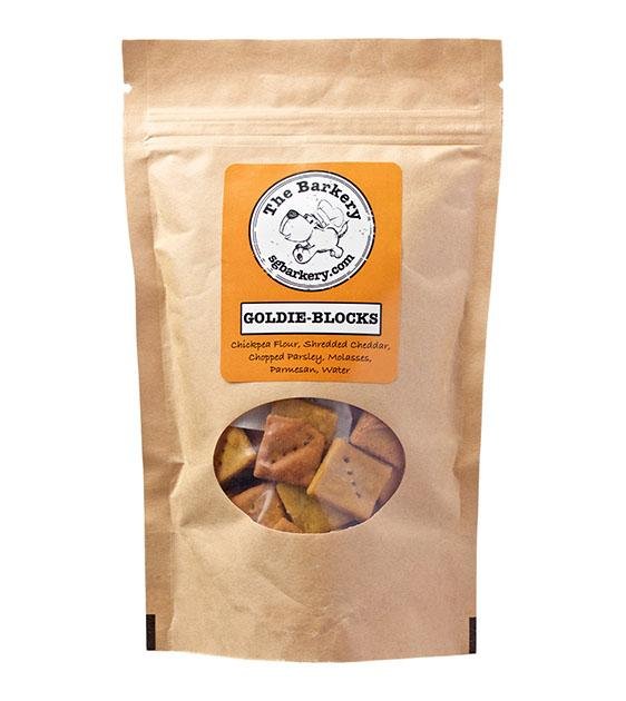 The Barkery Goldie Blocks Grain Free Biscuits Dog Treats