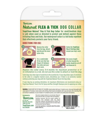 TropiClean Natural Flea & Tick Dog Collar