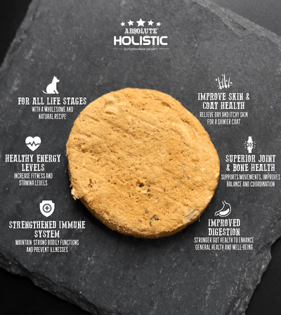 Absolute Holistic Freeze Dried Raw Chicken Patties Dog Food