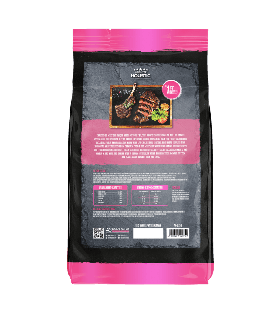 Absolute Holistic Kibbles in the Bag Beef and Lamb Dry Dog Food