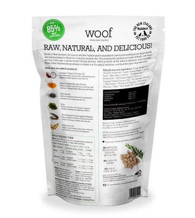 Woof Freeze Dried Raw Duck Dog Food