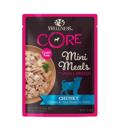 Wellness Core Small Breed Mini Meals Chunky Chicken & Tuna Dog Food Mixer