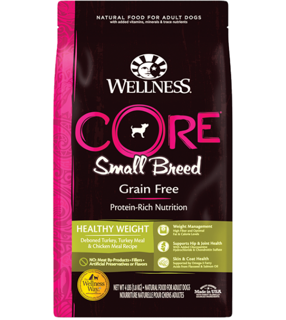 Healthy weight grain top free dog food