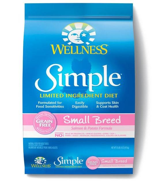 20% OFF + FREE MAT: Wellness Simple Small Breed Salmon & Potato Formula Dry Dog Food 4lb