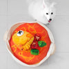 Furball Collective Curry Fish Head Pet Bed Set - Overhead