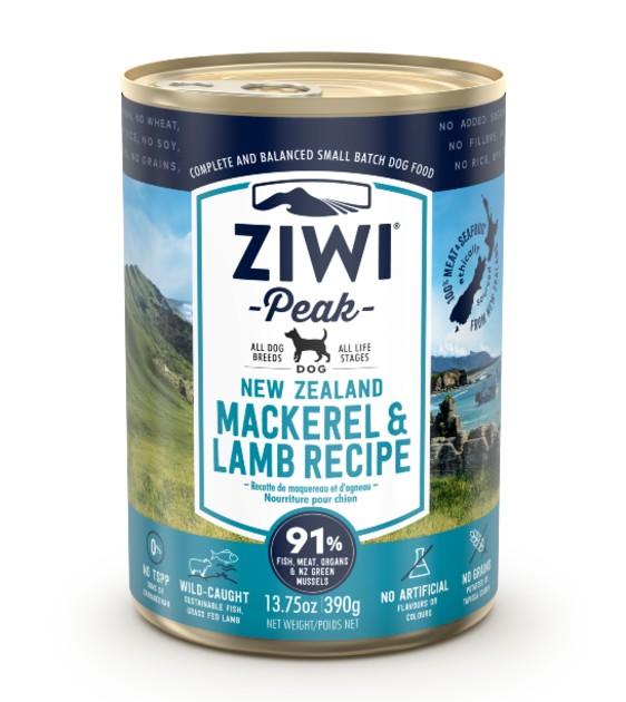 ZIWI Peak Mackerel and Lamb Recipe Canned Dog Food