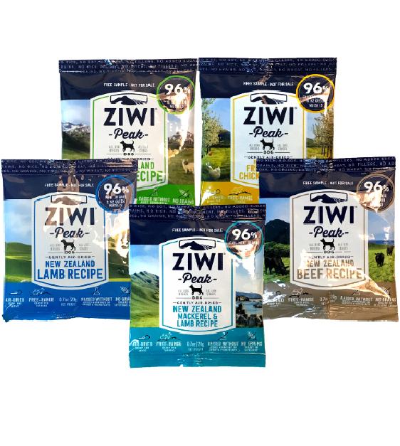 GIFT WITH PURCHASE >$120: ZIWI Peak Air Dried Dog Food Trial Pack (1 x Random Flavour)