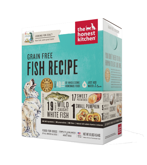The Honest Kitchen Grain Free Zeal Fish Dehydrated Dog Food