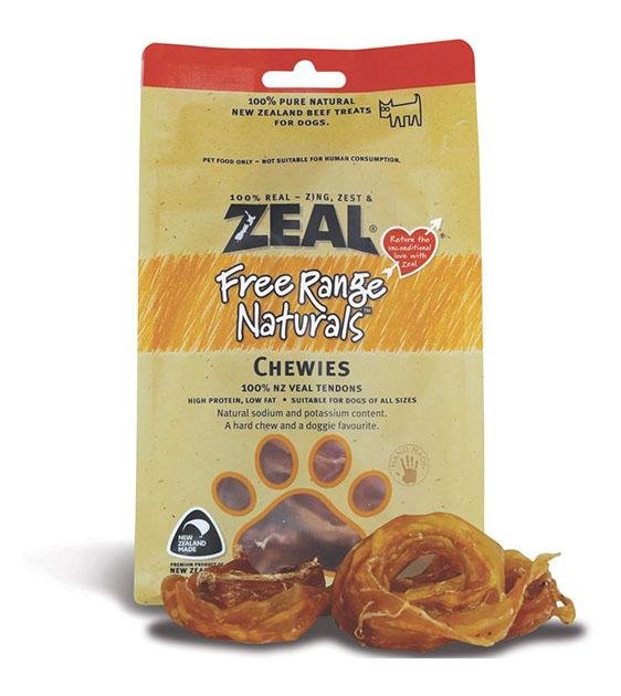 Zeal Free Range Air Dried Veal Chewies Dog Treats