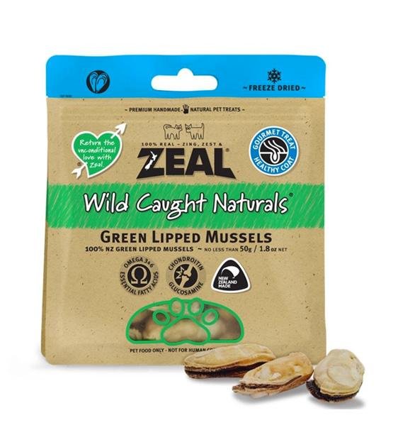 Zeal Free Range Freeze Dried Green Lipped Mussels Cat and Dog Treats
