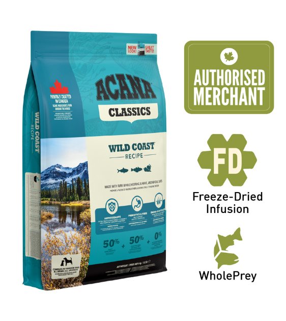 Acana Classics Grain Free Wild Coast Dry Dog Food Good Dog People™