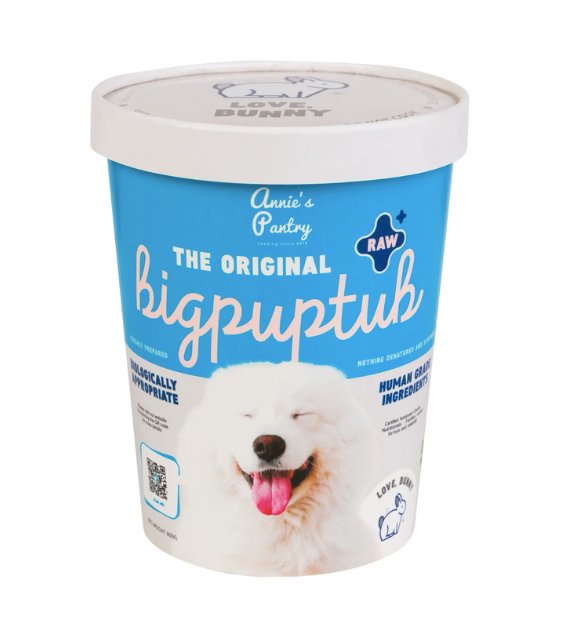 Annie s Pantry The Original BigPupTubs Frozen Raw Dog Food Love