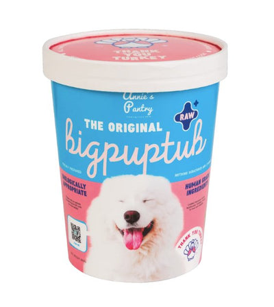 Annie's Pantry BigPupTubs Raw Dog Food (Thank You Turkey) - Good Dog People™