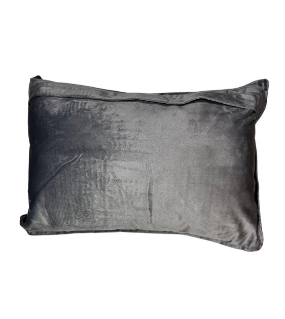 Big grey outlet cushion